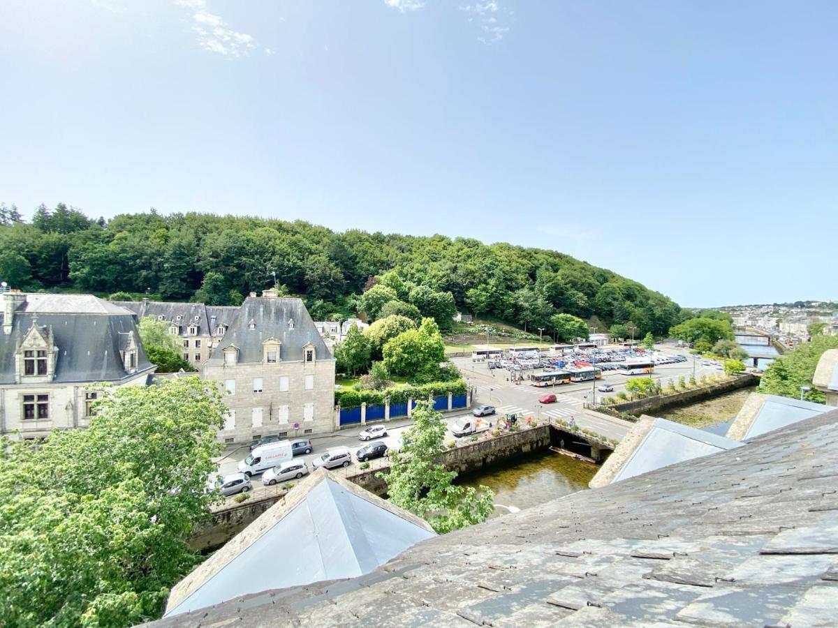 Le Nid Des Quais - Vue Panoramique Au Coeur De La Ville - Wifi - Entree Autonome Quimper Exterior foto